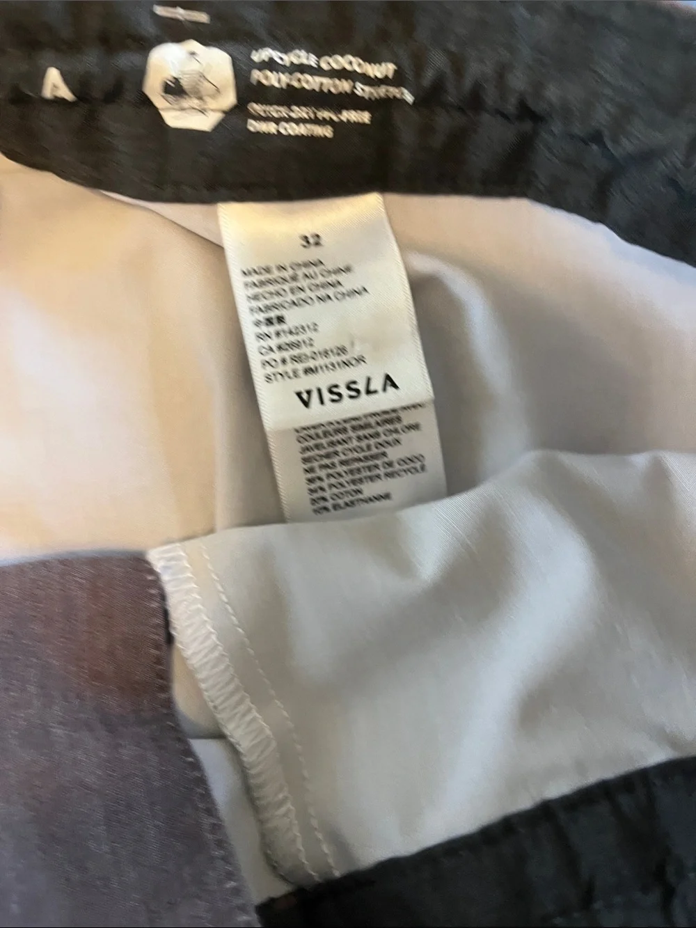 Vissla Board Shorts Sz 32 9”